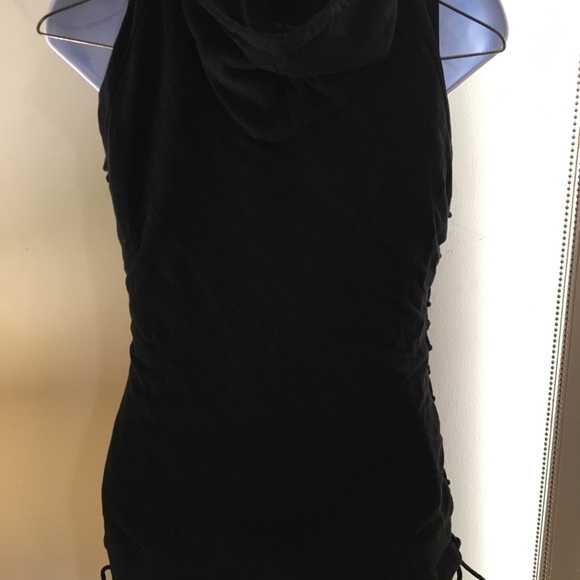 Black Rhinestone Zip-Up Hoodie - Picture 2 of 2